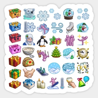 Sims 4 Winter Sticker Pack Sticker